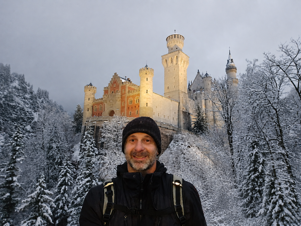 About A.J. a.j. at neuschwanstein castle december 2024