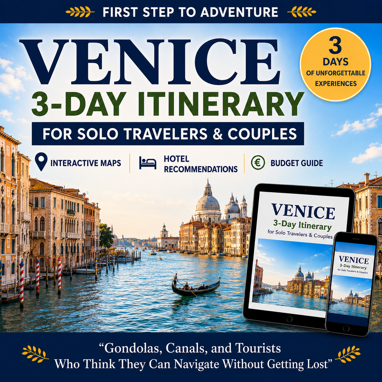 Venice 3-Day Itinerary Guide for Solo Travelers and Couples