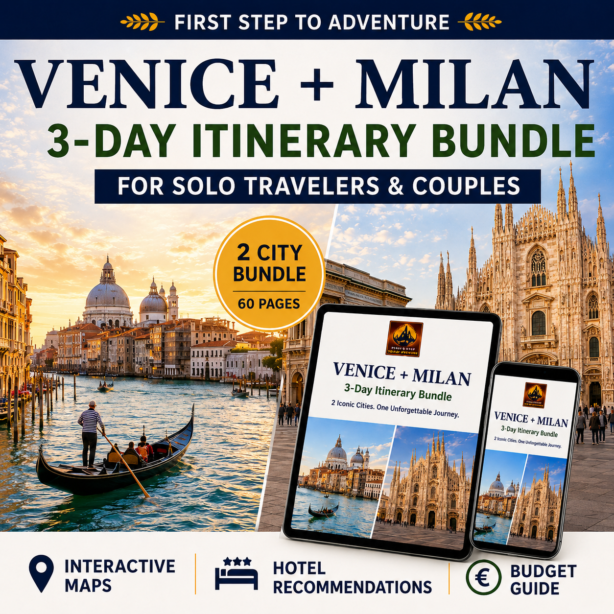 Venice and Milan 3-Day Itinerary Bundle