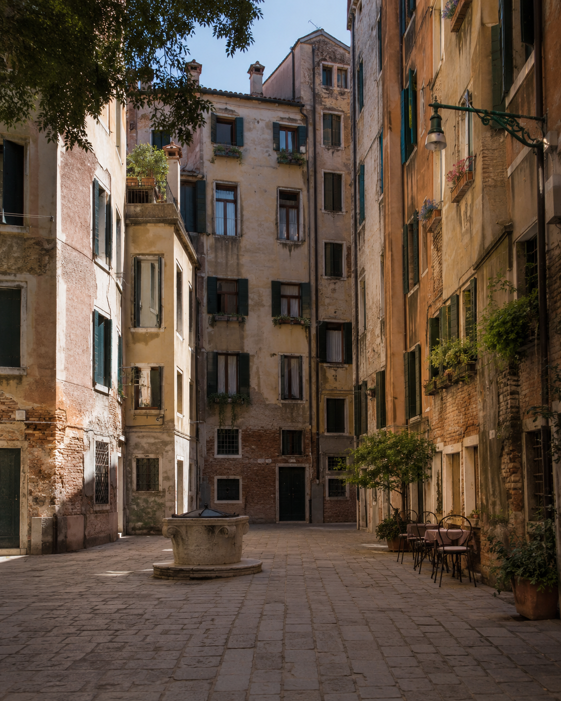 The historic Venetian Ghetto in Cannaregio, Venice